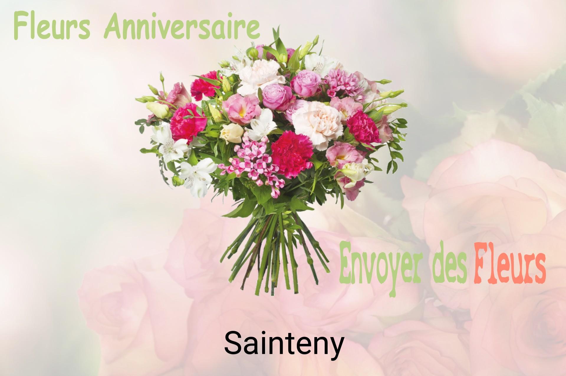 Bouquet de fleurs d’anniversaire livré à Sainteny